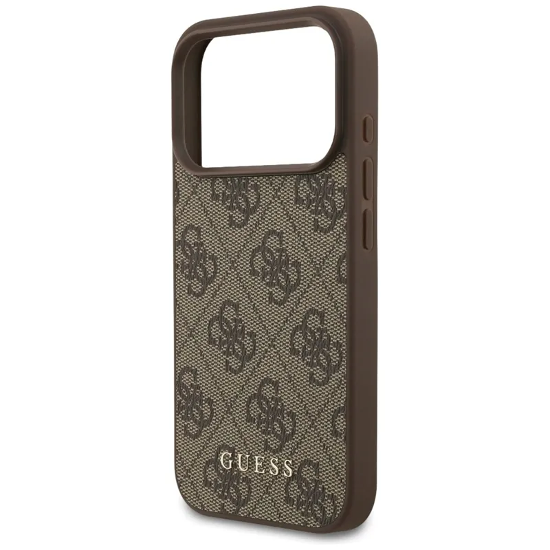 guess-4g-classic-etui-iphone-17-pro-brazowy
