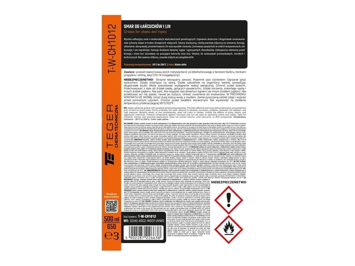 smar-do-lancuchow-i-lin-500ml-teger-stan-nowy