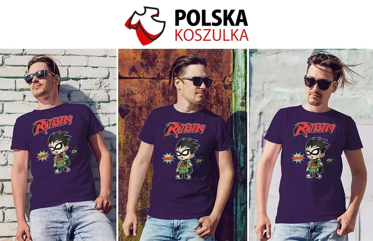 koszulka-t-shirt-robin-dc-comics-s-jakosc-stan-nowy