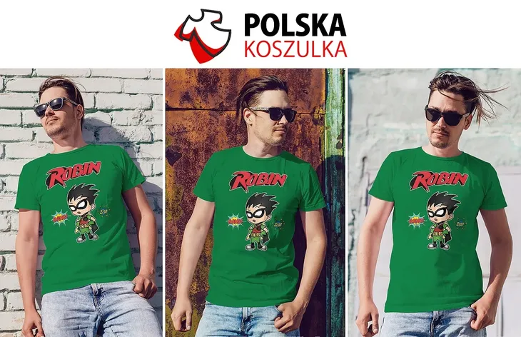 koszulka-t-shirt-robin-dc-comics-s-jakosc-stan-nowy