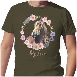 koszulka-t-shirt-konie-horse-m-jakosc