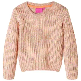 sweter-dzieciecy-z-dzianiny-pastelowy-roz-116