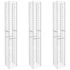 kosze-gabionowe-3-szt-galwanizowana-stal-25x25x197-cm