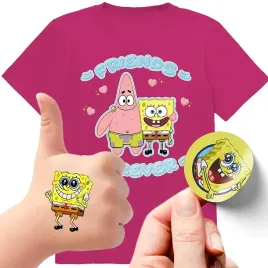 zestaw-3w1-koszulka-dla-dzieci-tatuaze-naklejki-spongebob-164-jakosc