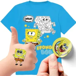 zestaw-3w1-koszulka-dla-dzieci-tatuaze-naklejki-spongebob-140-jakosc