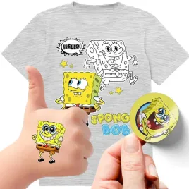zestaw-3w1-koszulka-dla-dzieci-tatuaze-naklejki-spongebob-140-jakosc