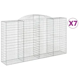 kosze-gabionowe-7-szt-300x50x160-180-cm-galwanizowane-zelazo