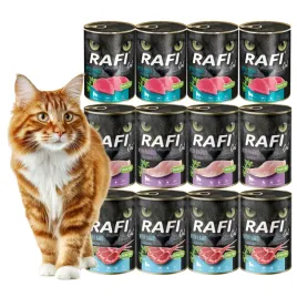 rafi-cat-sterilised-12x400g-mix-krolik-losos-jagniecina-karma-mokra-dla-kot