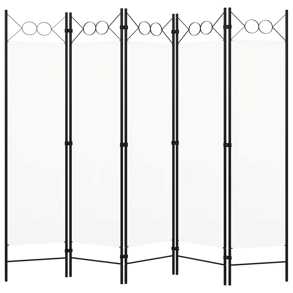parawan-5-panelowy-kremowy-200-x-180-cm
