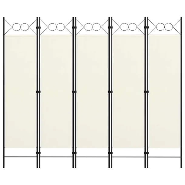 parawan-5-panelowy-bialy-200-x-180-cm-stan-nowy-szerokosc-skrzydla-40-cm
