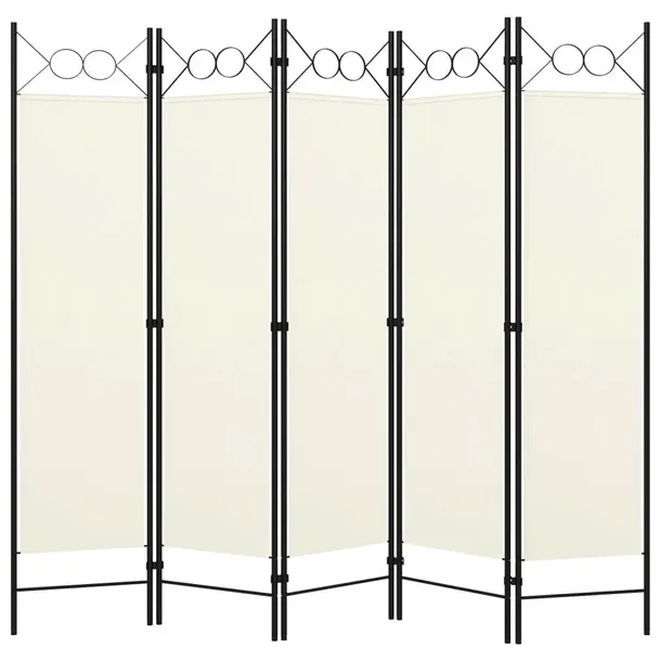 parawan-5-panelowy-bialy-200-x-180-cm-stan-nowy-wysokosc-parawanu-180-cm