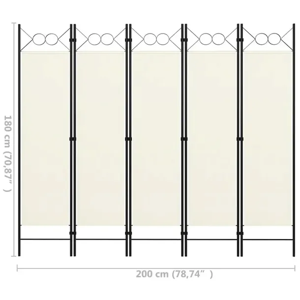parawan-5-panelowy-bialy-200-x-180-cm-stan-nowy-szerokosc-parawanu-200-cm