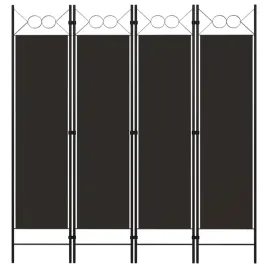 parawan-4-panelowy-brazowy-160-x-180-cm