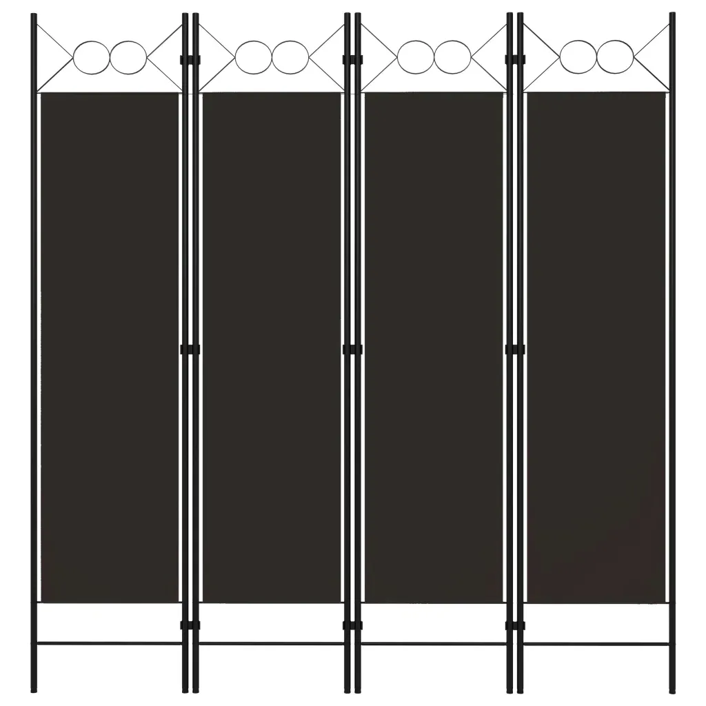 parawan-4-panelowy-brazowy-160-x-180-cm