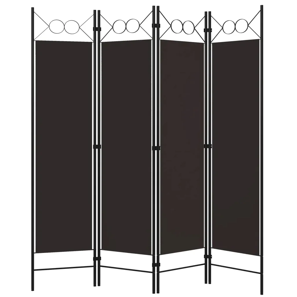 parawan-4-panelowy-brazowy-160-x-180-cm