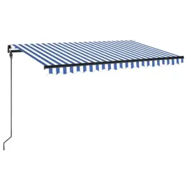 recznie-zwijana-markiza-z-led-450-x-300-cm-niebiesko-biala