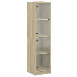 szafka-ze-szklanymi-drzwiami-dab-sonoma-35x37x142-cm