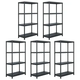 regaly-magazynowe-5-szt-czarne-60x30x138-cm-plastikowe