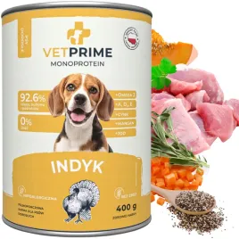 vetprime-monoprotein-indyk-karma-mokra-dla-psow-doroslych-400g