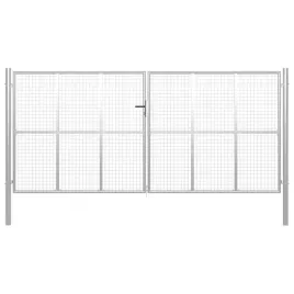 brama-ogrodowa-galwanizowana-stal-415x250-cm-srebrna