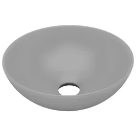 umywalka-lazienkowa-ceramiczna-jasnoszara-okragla
