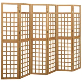 parawan-pokojowy-6-panelowy-trejaz-drewno-jodlowe-2425x180cm