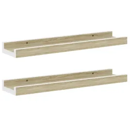 polki-scienne-2-szt-biel-i-dab-sonoma-40x9x3-cm