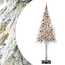 sztuczna-choinka-osniezona-z-lampkami-led-210-cm-bialy-kolor
