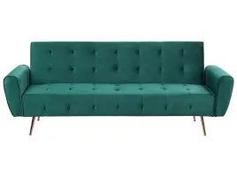 sofa-rozkladana-dla-3-osob-selnes-welur-szmaragdowy