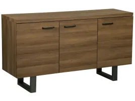 szafka-timber-ciemnobrazowa-z-metalowa-baza-i-4-polkami