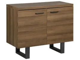 szafka-timber-ciemnobrazowa-z-metalowa-baza-i-pojemnymi-polkami
