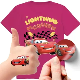 zestaw-3w1-koszulka-dla-dzieci-tatuaze-naklejki-cars-auta-zygzak-128-jakosc