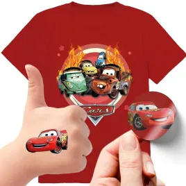 zestaw-3w1-koszulka-dla-dzieci-tatuaze-naklejki-cars-auta-zygzak-152-jakosc