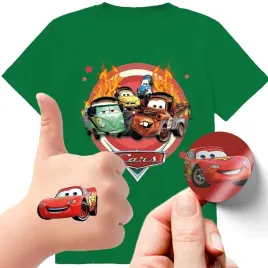 zestaw-3w1-koszulka-dla-dzieci-tatuaze-naklejki-cars-auta-zygzak-164-jakosc