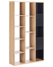 regal-na-ksiazki-bangor-175-cm-brazowy-czarny