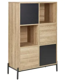 regal-moines-135-cm-brazowy-czarny