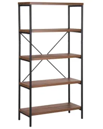 regal-4-polki-brisbane-160-cm-ciemnobrazowy