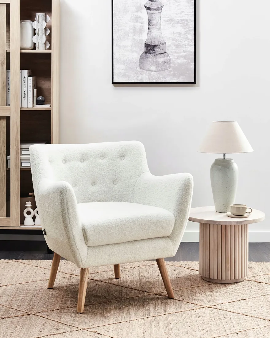 fotel-drammen-boucle-bialy