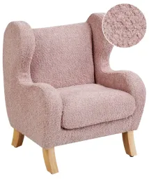 fotel-dzieciecy-farum-boucle-rozowy
