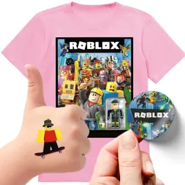 zestaw-3w1-koszulka-dla-dzieci-tatuaze-naklejki-roblox-140-jakosc