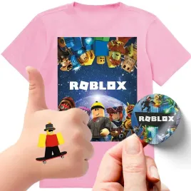 zestaw-3w1-koszulka-dla-dzieci-tatuaze-naklejki-roblox-128-jakosc