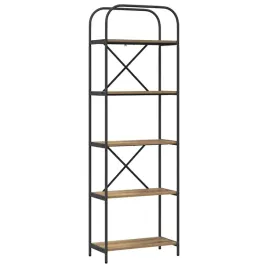 polka-na-ksiazki-dab-rzemieslniczy-60-x-30-x-183-cm