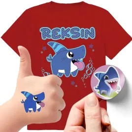 zestaw-3w1-koszulka-dla-dzieci-tatuaze-naklejki-reksin-sharkdog-116-jakosc