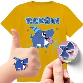 zestaw-3w1-koszulka-dla-dzieci-tatuaze-naklejki-reksin-sharkdog-140-jakosc