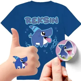 zestaw-3w1-koszulka-dla-dzieci-tatuaze-naklejki-reksin-sharkdog-116-jakosc