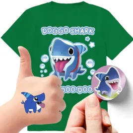 zestaw-3w1-koszulka-dla-dzieci-tatuaze-naklejki-reksin-sharkdog-128-jakosc