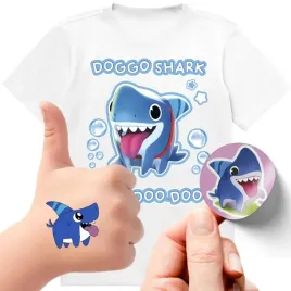zestaw-3w1-koszulka-dla-dzieci-tatuaze-naklejki-reksin-sharkdog-128-jakosc