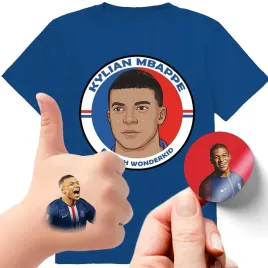 zestaw-3w1-koszulka-dla-dzieci-tatuaze-naklejki-mbappe-164-jakosc
