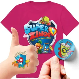 zestaw-3w1-koszulka-dla-dzieci-tatuaze-naklejki-super-zings-140-jakosc