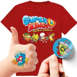 zestaw-3w1-koszulka-dla-dzieci-tatuaze-naklejki-super-zings-140-jakosc